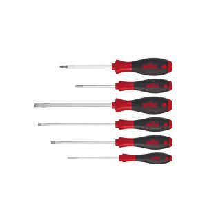 Wiha Screwdriver set SoftFinish® Slotted, Phillips 6-pcs. (07152)