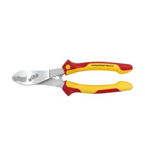 Wiha Cable cutter Professional electric  with switchable opening spring  210&#160;mm, 8 1/4" (43666)