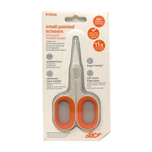 POINTED SCISSORS WITH CERAMIC BLADE