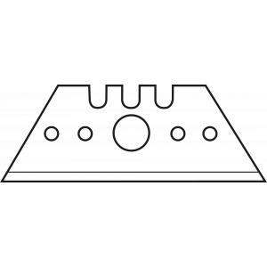 Trapezoid Blade Allfit for Tortoris ES44 and S24 titanium coated (per 10 in one dispenser)