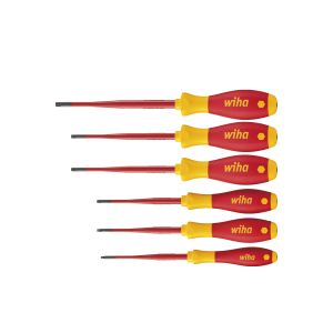 Wiha Set di giravite SoftFinish® electric slimFix TORX® Tamper Resistant (con foro). 6 pz. (41245)