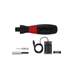 Wiha Giravite elettrico Set speedE® Industrial TORX® 5 pz. con inserto. batteria e caricabatterie USB (43631)