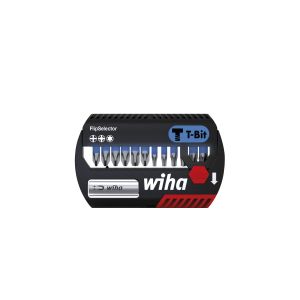 Wiha Set di inserti FlipSelector inserto T 25 mm Phillips. Pozidriv. TORX® 14 pz. 1/4" C6.3 (41824)